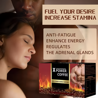 Café Preto de Desempenho Masculino com Raiz de Maca Orgânica