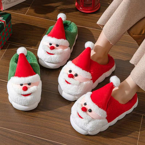 Pantuflas de peluche de Papá Noel
