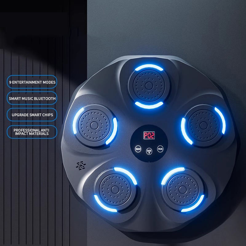 Alvo de Boxe Interativo Musical para Casa – Treinador de Punches LED