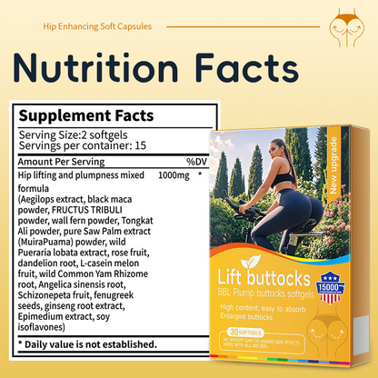 Natural Glute Growth & BBL Enhancement Pills