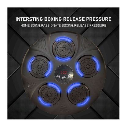 Alvo de Boxe Interativo Musical para Casa – Treinador de Punches LED