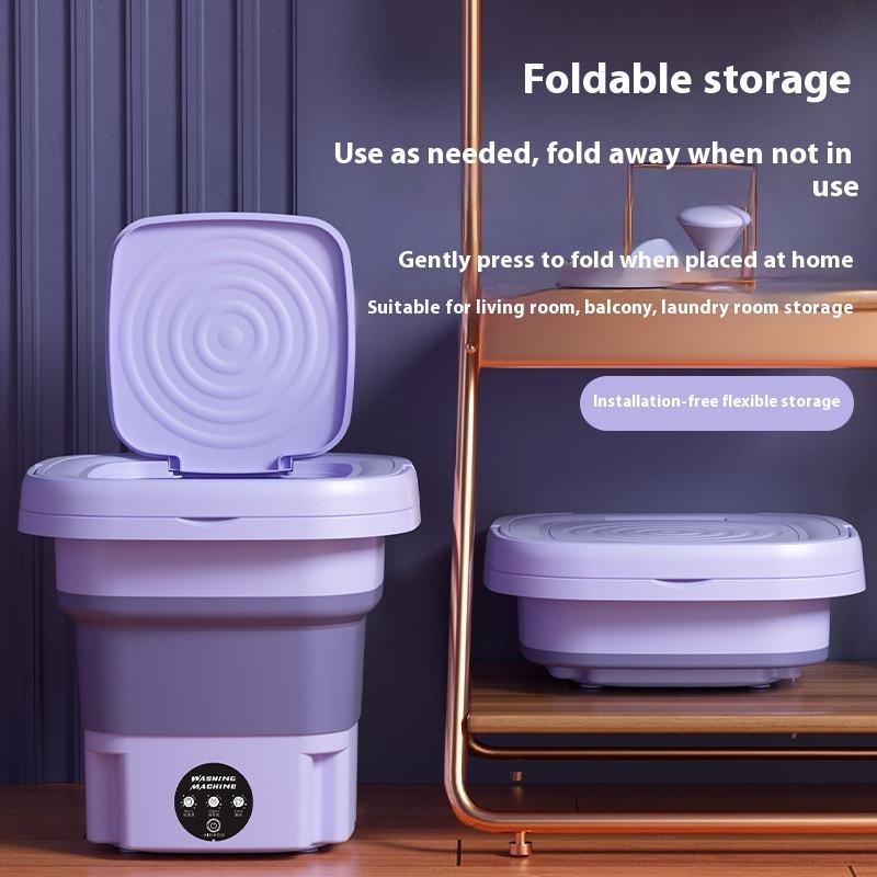 Minilavadora Automática Portátil para Cargas Pequeñas y Apartamentos