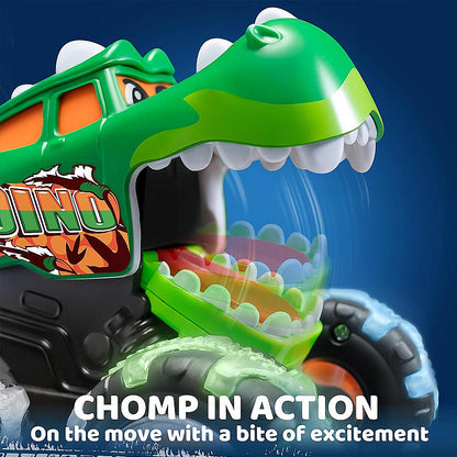 Glowing Monster Truck Set – 3 Press & Go Light-Up Trucks
