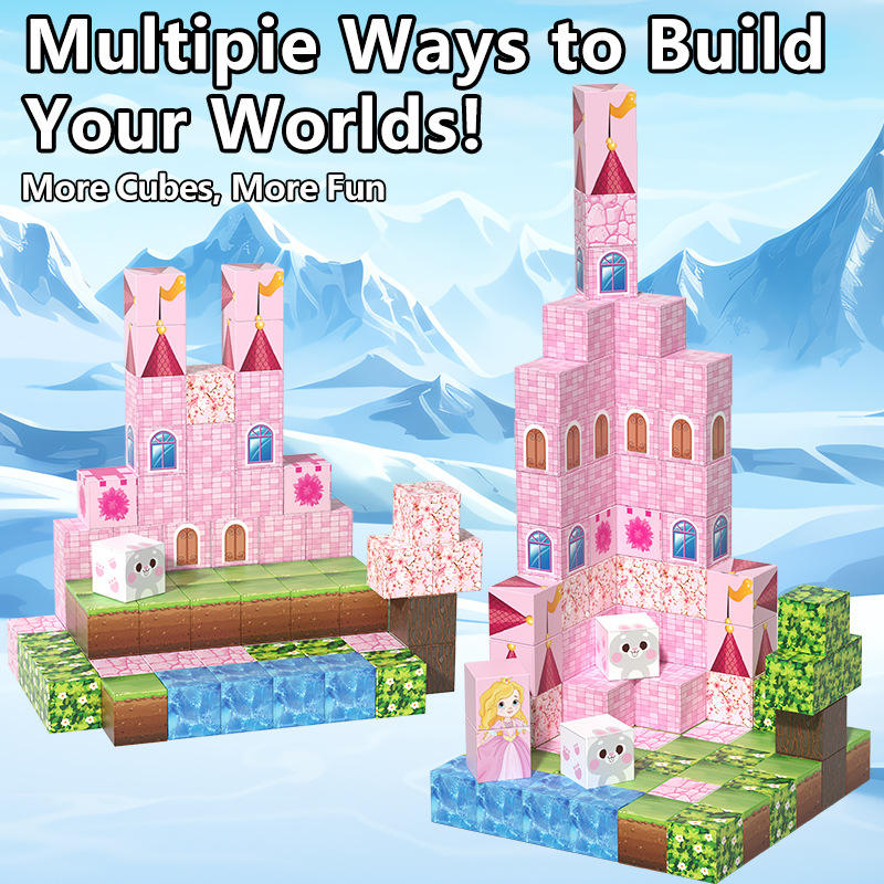 Princess Castle Magnetic Building Block Set