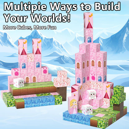 Princess Castle Magnetic Building Block Set