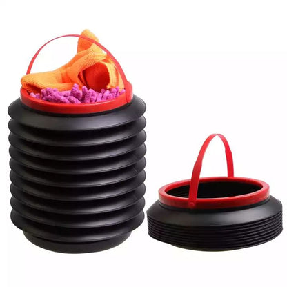 Folding Car Bucket & Trash Can - Waterproof Multifunctional Car Bucket