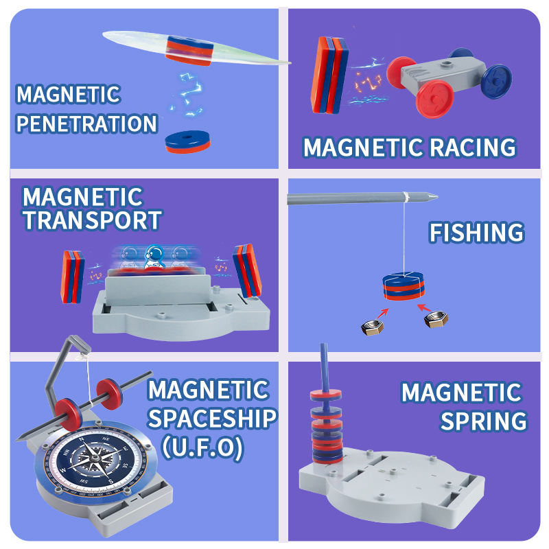 12-in-1 Anti-Gravity Magnetic Science Experiment Kit