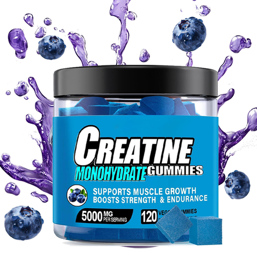 Gomas de Monohidrato de Creatina para Suporte Muscular (5000mg)