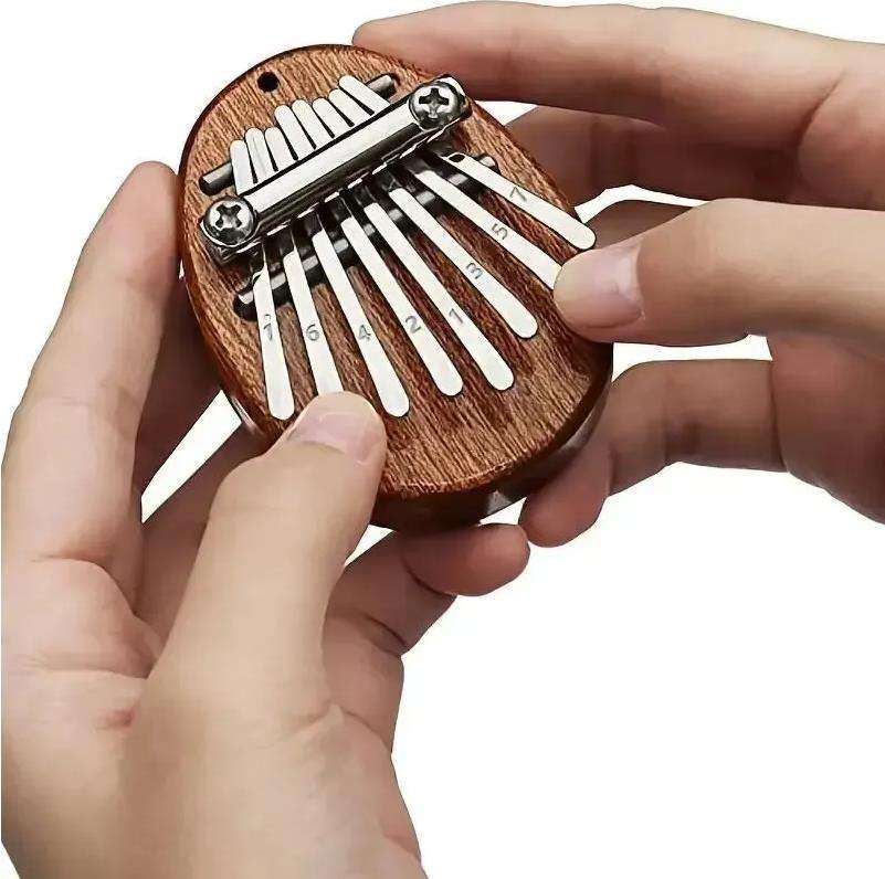 Mini Kalimba de Bolsillo de 8 Teclas