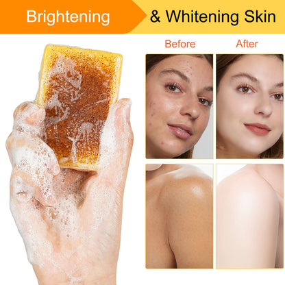 Lemon Turmeric & Kojic Acid Brightening Cleansing Bar