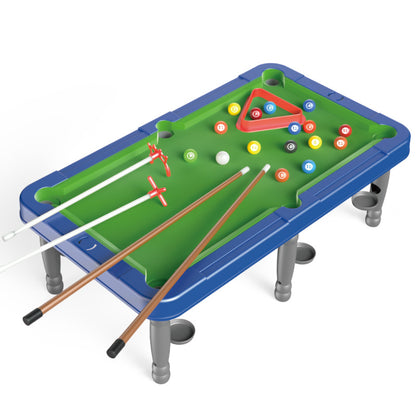 Conjunto de Mini Bilhar de Mesa – Jogo Portátil de Bilhar e Snooker para Crianças