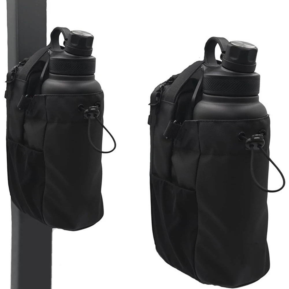 Bolsa magnética para botella de agua de gimnasio – Soporte portátil para teléfono compatible con MagSafe y organizador de accesorios