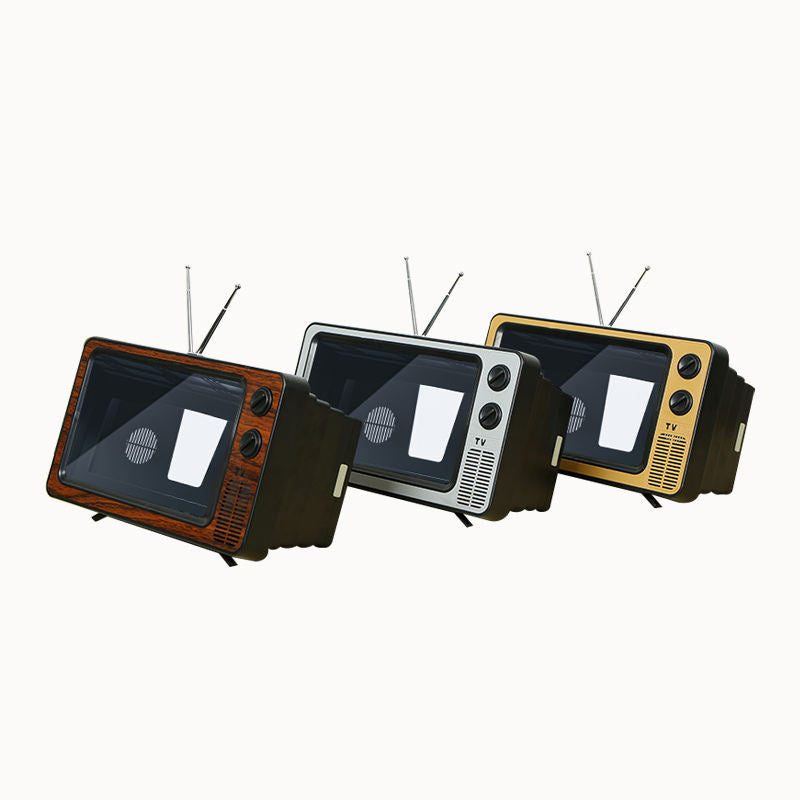 Amplificador de Ecrã e Vídeo Estilo TV Retro de 12 Polegadas para Telemóvel