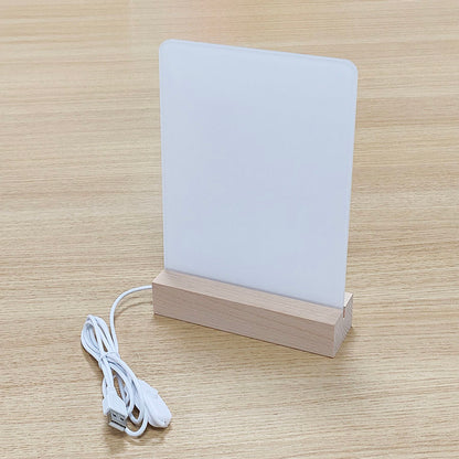 Luz Noturna Personalizada com Foto - Candeeiro de Secretária LED Acrílico Personalizado