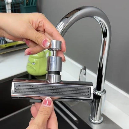 Boquilla de extensión de grifo giratoria universal con aireador a prueba de salpicaduras