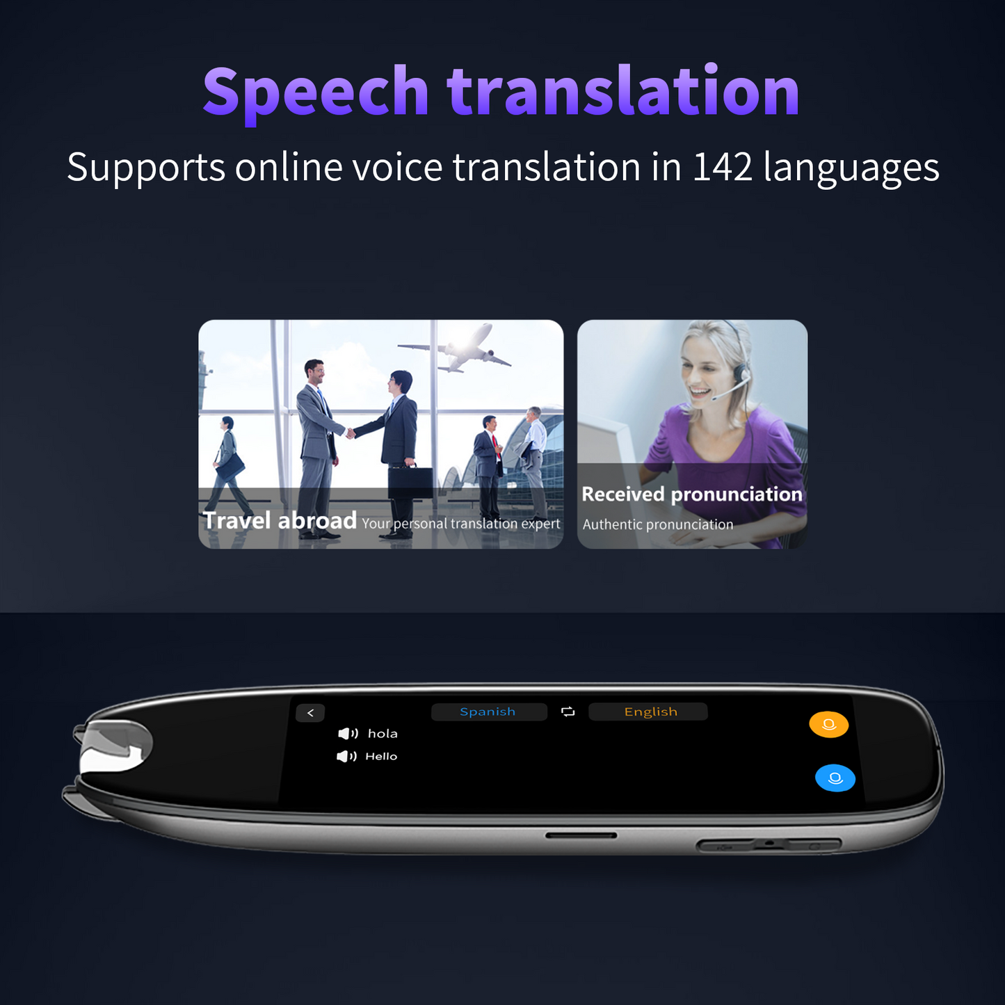 Smart Scan Multi-Language Translation Pen
