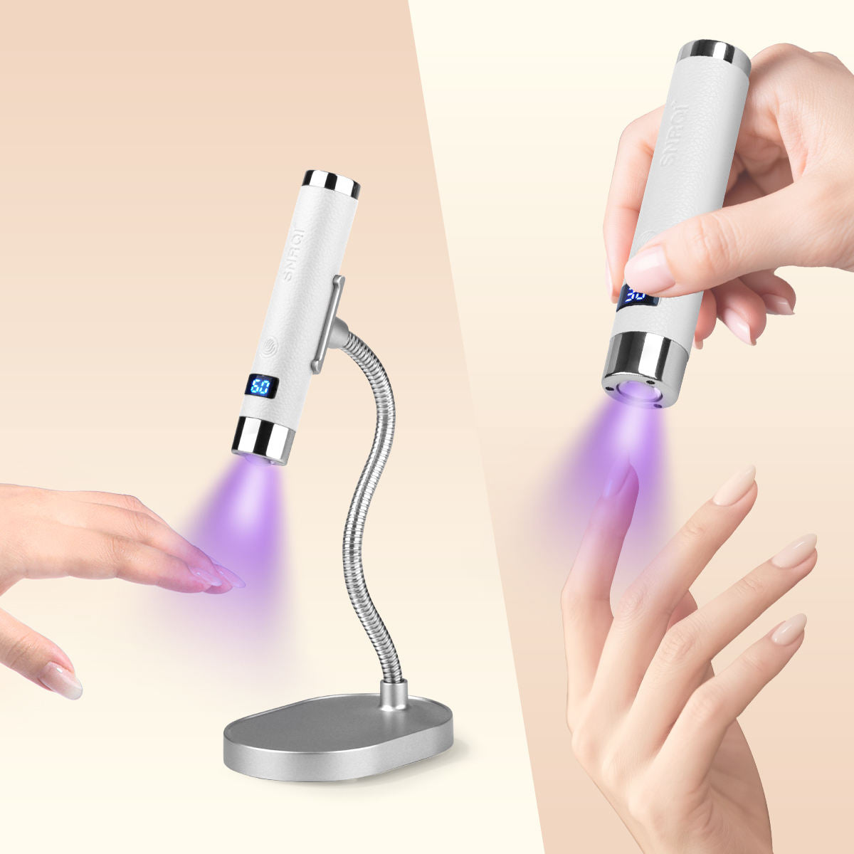Mini Lámpara de Uñas Portátil G1 UV/LED – Curado Rápido de Esmalte en Gel con Sensor de IA