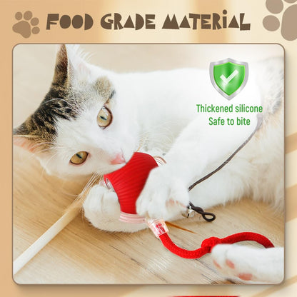 Bola de Brinquedo Automática Interativa para Cão e Gato - Recarregável, Mastigável, Auto-Rolante
