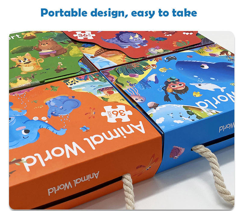 36-Piece Cartoon Jigsaw Puzzle Set