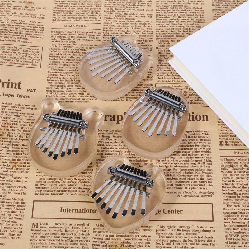 Mini Kalimba de Bolsillo de 8 Teclas