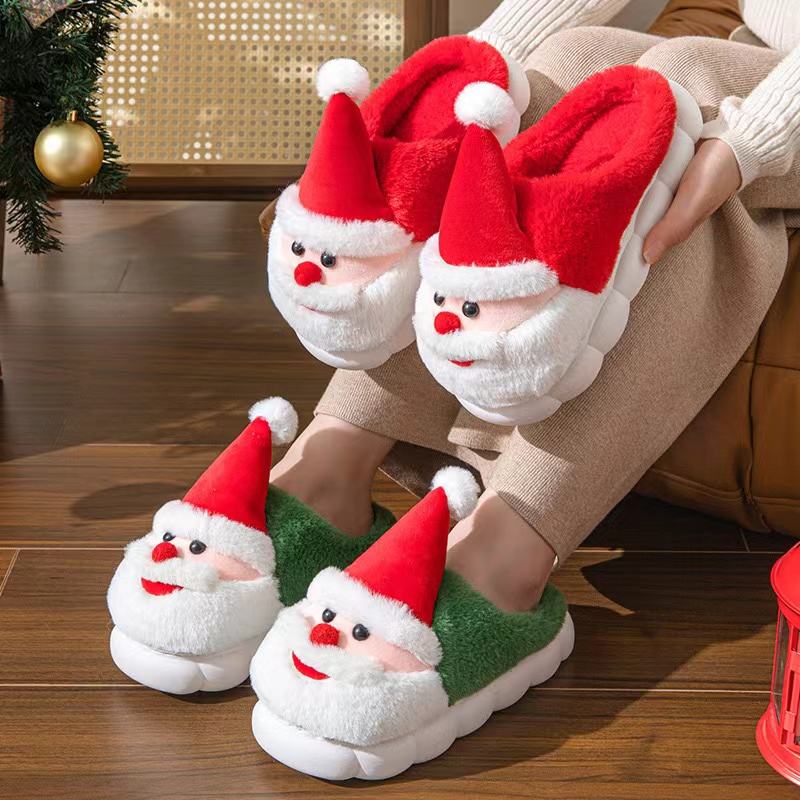 Pantuflas de peluche de Papá Noel