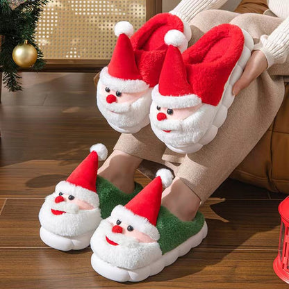 Pantuflas de peluche de Papá Noel