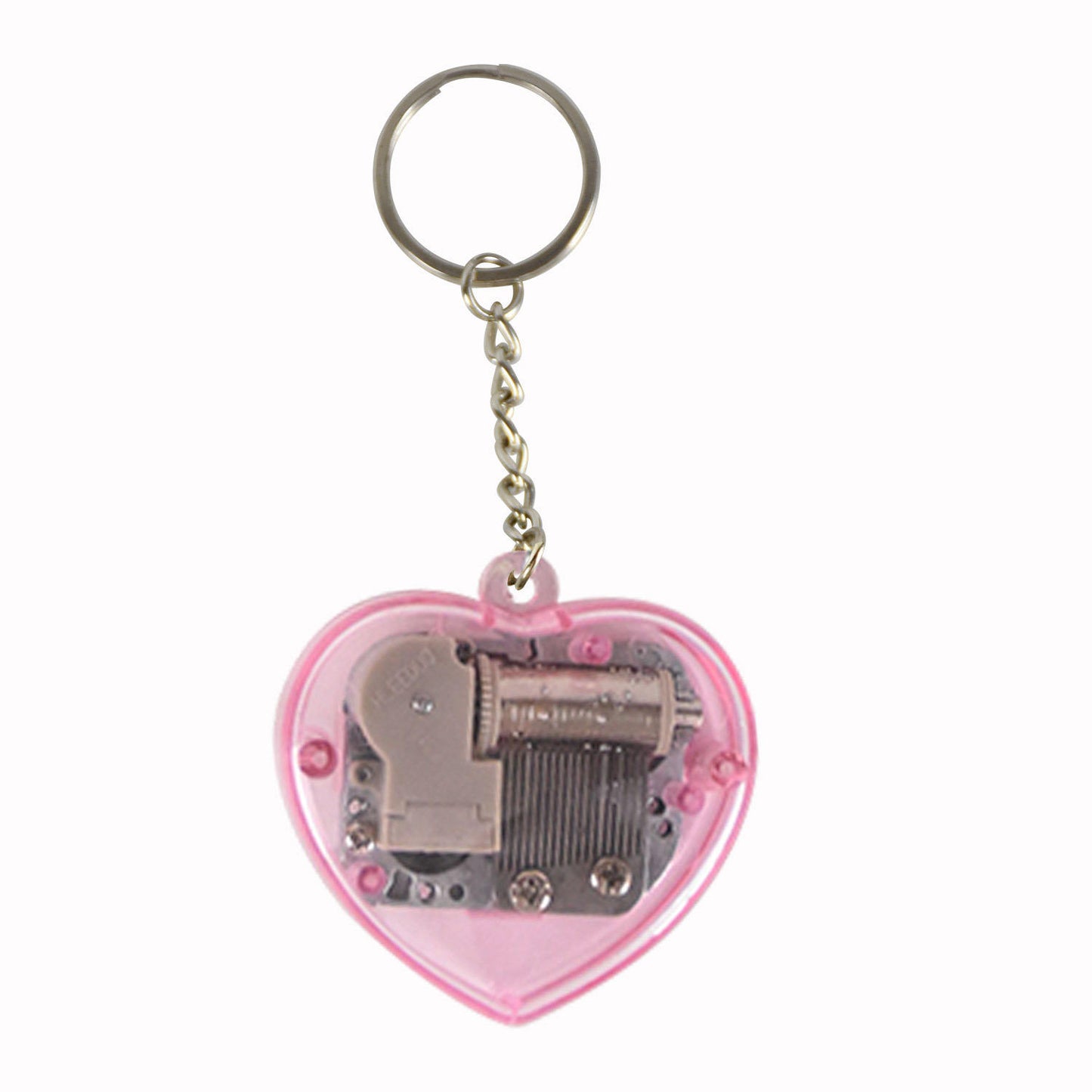 Collar con colgante de caja de música y minillaveo (accesorio de regalo de acrílico)
