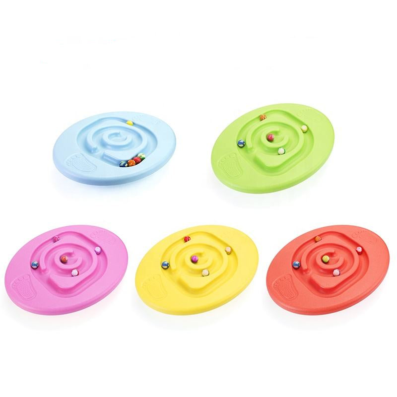 Tabla de Equilibrio de Yoga para Niños con Laberinto y 5 Pelotas
