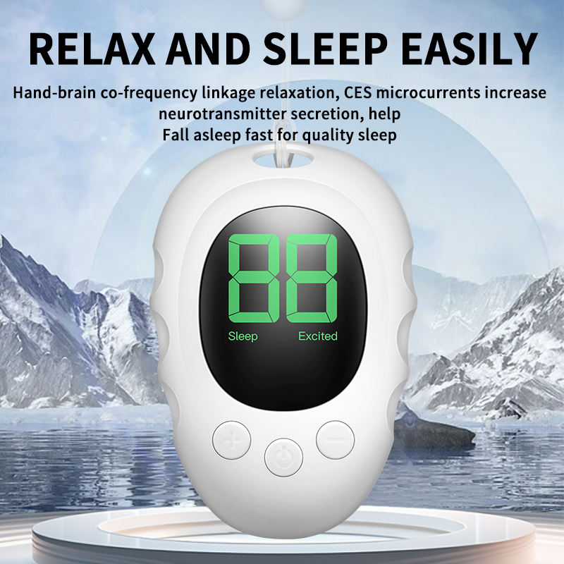 Handheld Pulse Sleep Aid Device – Microcurrent Relaxation Tool for Anxiety & Stress Relief