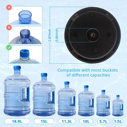 Dispensador de bomba de agua recargable por USB para botella