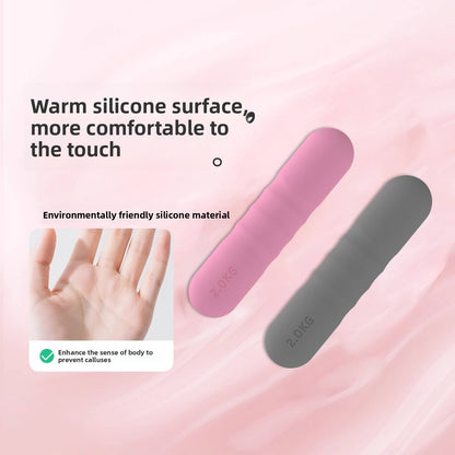 Mancuernas de silicona antideslizantes premium
