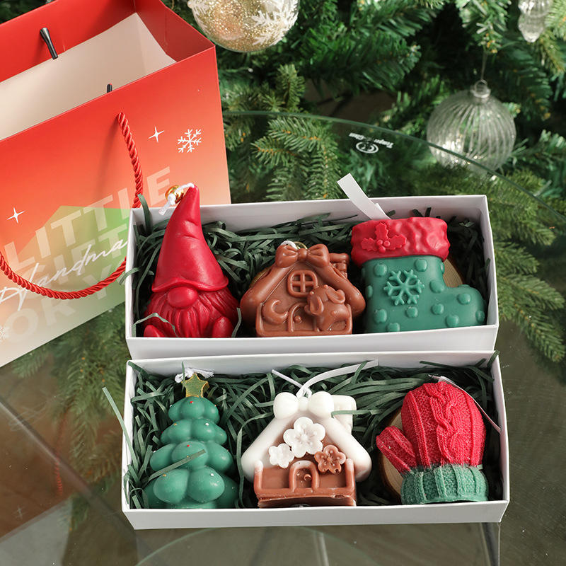 Velas Artesanais de Natal Perfumadas – Decoração de Natal para Casa