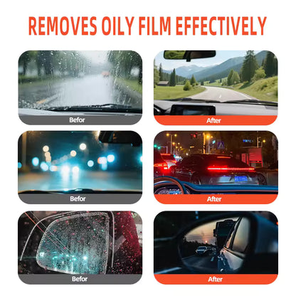 Removedor de Película de Óleo 2-em-1 Ultra Transparente
