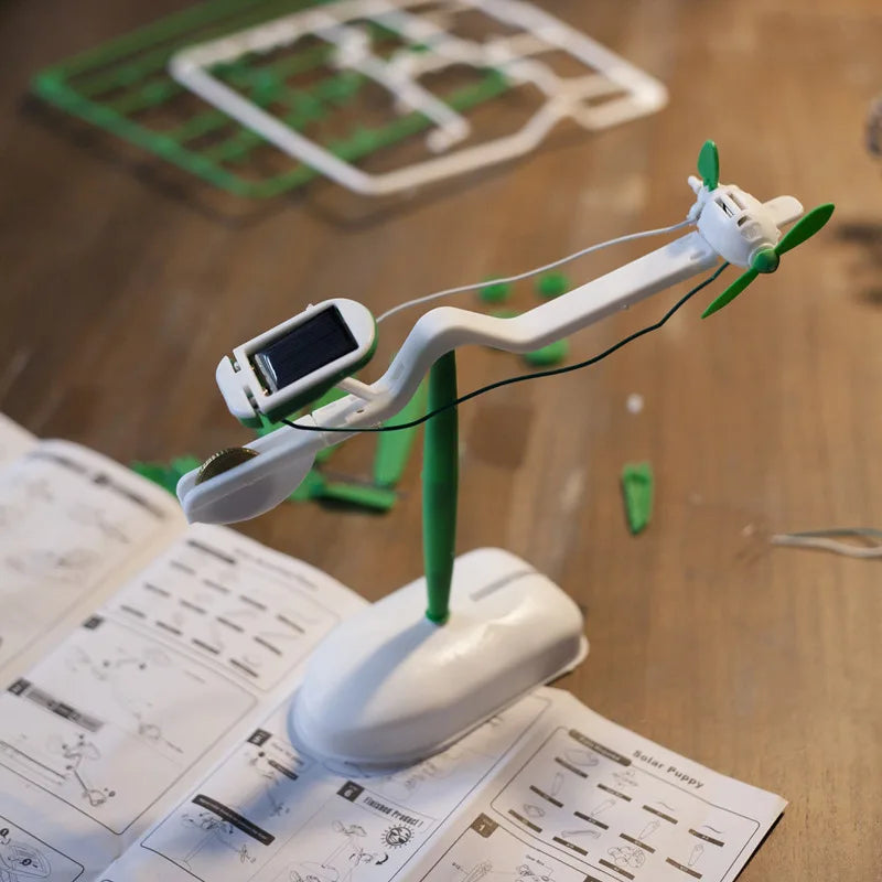 Kit de Construção Robô Solar 6 em 1 DIY para Crianças