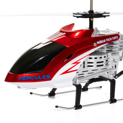 Helicóptero Hércules 3.5CH Gyro – Helicóptero Indestrutível de Controlo Remoto com Luzes LED e Carregamento USB