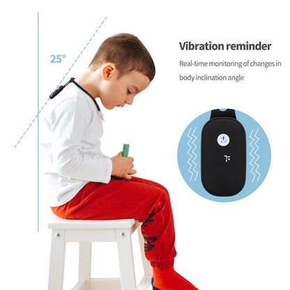 Intelligent Orthosis Elf Posture Corrector – Smart Vibration Reminder for Cervical Spine, Humpback Prevention & Sitting Posture Trainer for Kids and Adults
