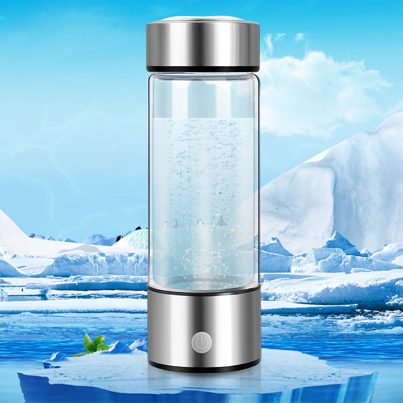 Portable USB Hydrogen-Rich Water Ionizer Bottle