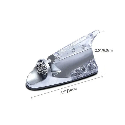 Car Decorative Shark Fin Antenna Wind Power Light