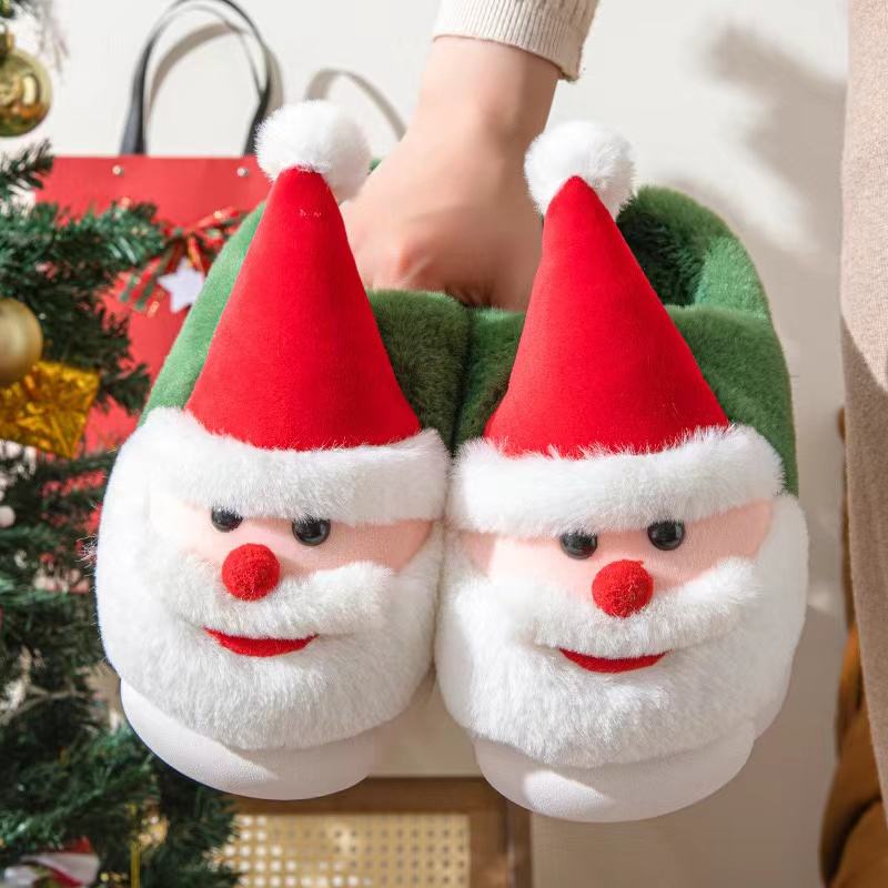 Pantuflas de peluche de Papá Noel