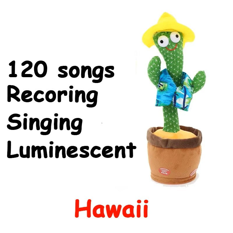 Cactus Bailarín Repite lo que dices – Peluche Electrónico que Canta y Habla