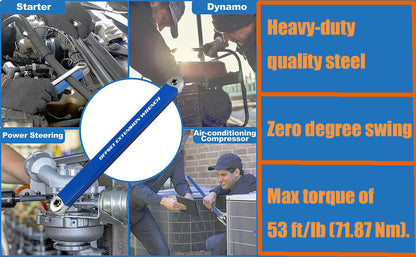 15-Inch Offset Extension Wrench - Professional Reach Extender Tool for Car Repair