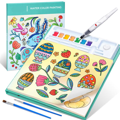 Libro para colorear con agua sin desorden para niños