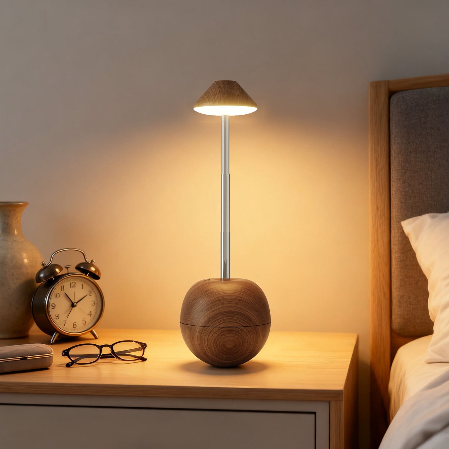 Lámpara RGB interactiva tipo vaso – Luz de escritorio que cambia de color, divertida y funcional – Recargable por USB y portátil