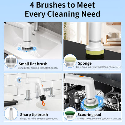 4-in-1 Electric Rotating Cleaning Brush