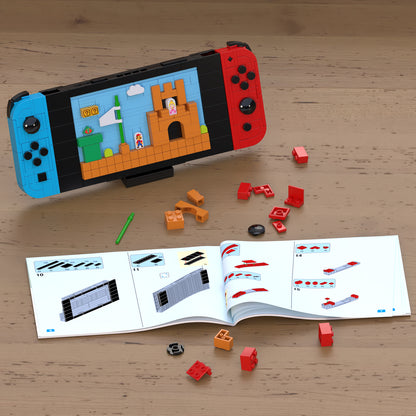 DIY Handheld Gaming Console MOC Building Block Set – Creative Switch Model Toy – Unique Gift for Gamers & Kids