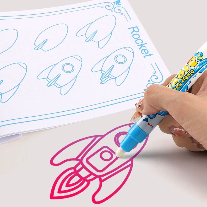 Tapete de Desenho Grande com Água – Tapete de Atividades Reutilizável sem Sujidade (150 × 100 cm)