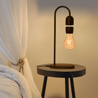 Candeeiro de Secretária Minimalista com Lâmpada Exposta