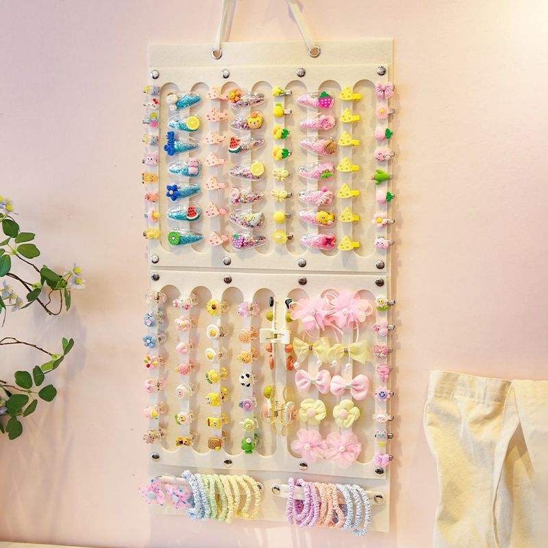 Organizador de accesorios para el cabello de pared