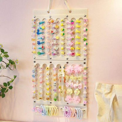 Organizador de accesorios para el cabello de pared