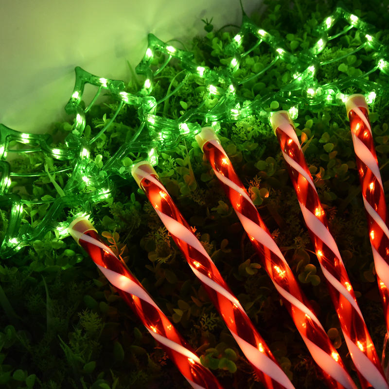 Luz Solar LED Impermeável para Árvore de Natal – Decoração de Jardim e Relvado Exterior